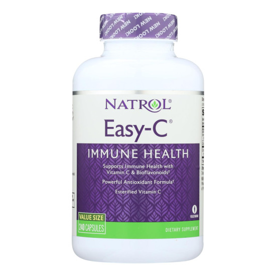 Natrol Easy-c With Bioflavonoids - 500 Mg - 240 Vegetarian Capsulesidx HG0259911