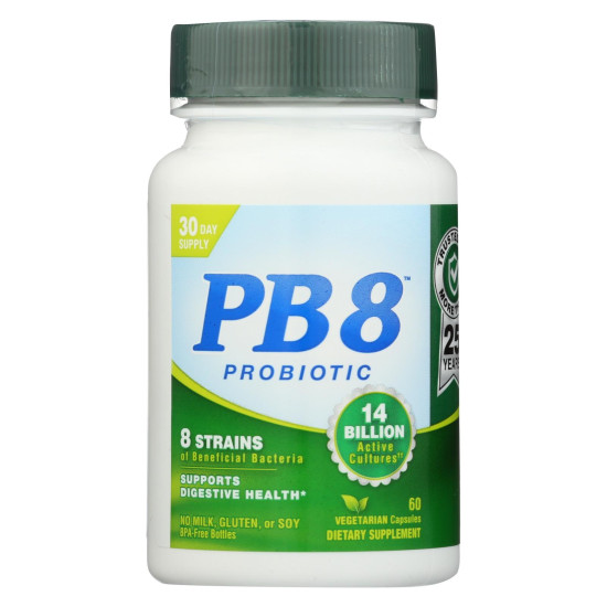 Nutrition Now Pb 8 Pro-biotic Acidophilus For Life - 500 Mg - 60 Vegetarian Capsulesidx HG0632265
