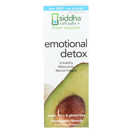Siddha Flower Essences Emotional Detox - 1 Fl Ozidx HG1557032