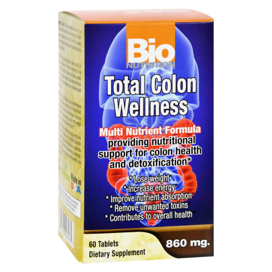Bio Nutrition - Total Colon Wellness - 60 Tabletsidx HG1043017